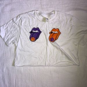 Cropped Clemson t-shirt